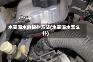水壶漏水的快补方法(水壶漏水怎么补)