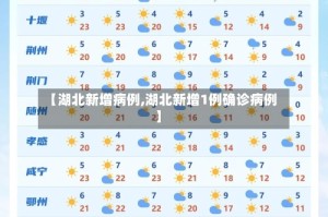 【湖北新增病例,湖北新增1例确诊病例】