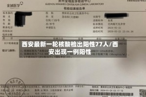 西安最新一轮核酸检出阳性77人/西安出现一例阳性