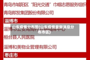 山东疫情分布图(山东疫情最新消息分布市区)