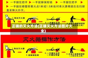 正确的灭火方法(正确灭火方法图片大全)