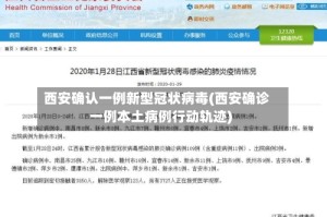 西安确认一例新型冠状病毒(西安确诊一例本土病例行动轨迹)