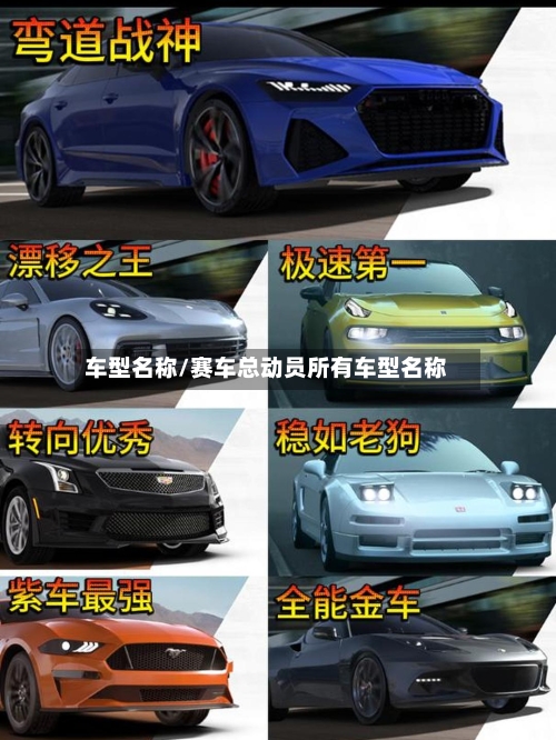 车型名称/赛车总动员所有车型名称-第1张图片