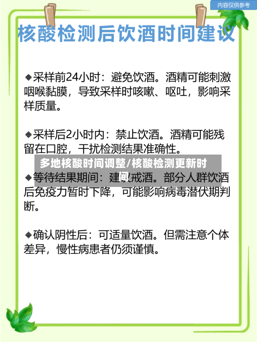 多地核酸时间调整/核酸检测更新时间-第1张图片