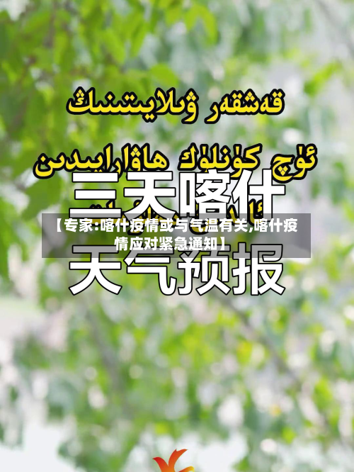 【专家:喀什疫情或与气温有关,喀什疫情应对紧急通知】-第1张图片