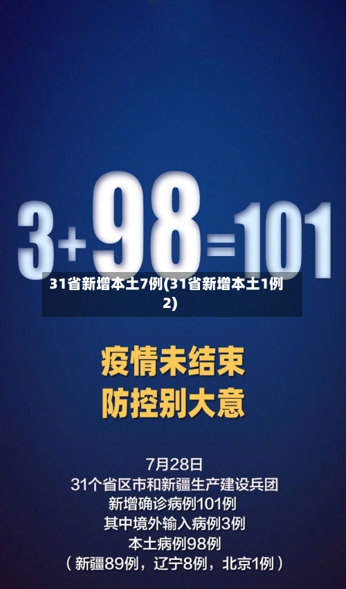 31省新增本土7例(31省新增本土1例2)-第2张图片