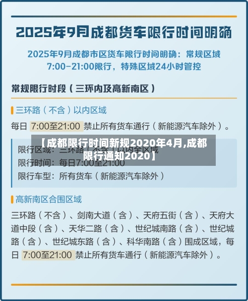 【成都限行时间新规2020年4月,成都限行通知2020】-第1张图片